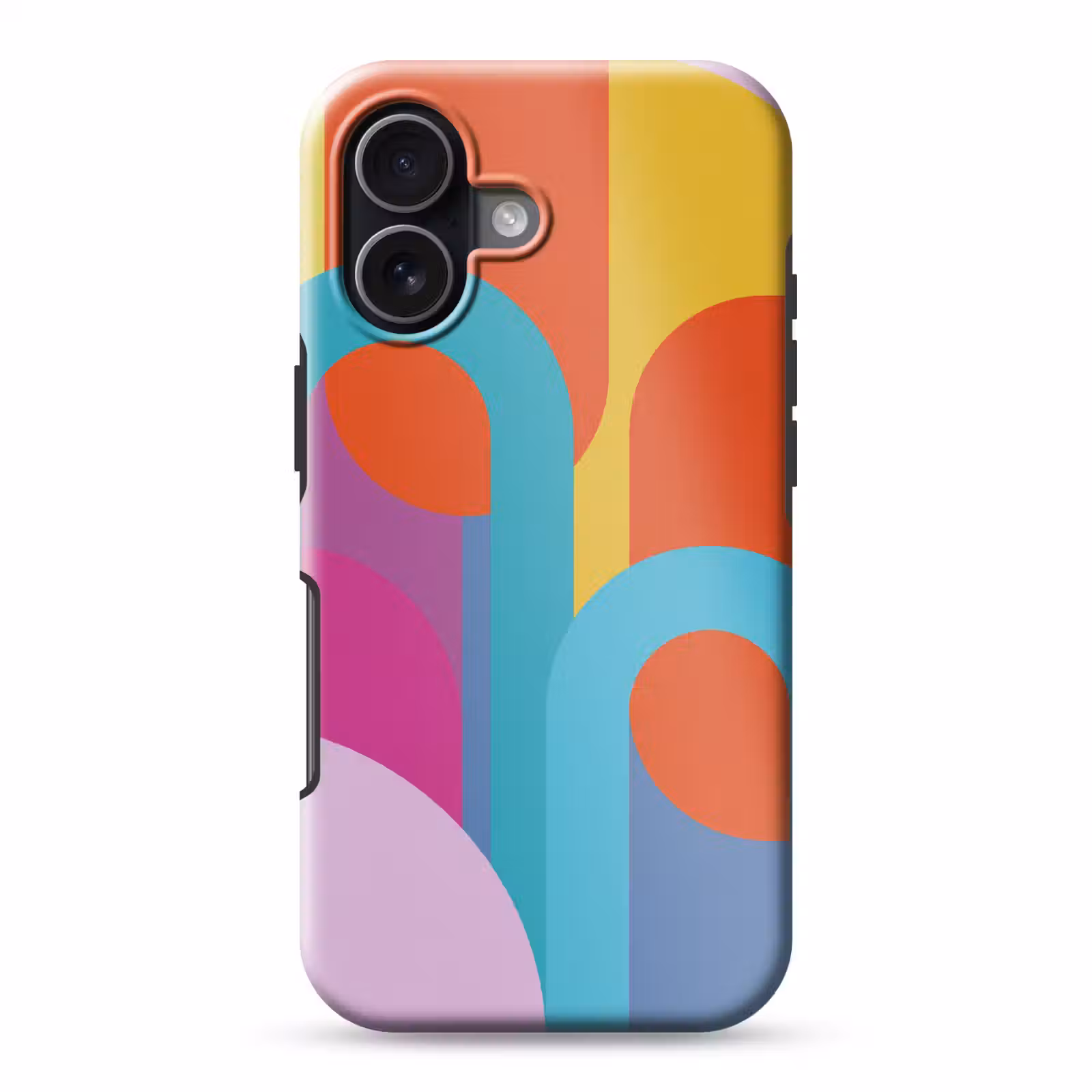 Handyhülle Toughcase - Zusammenfassung – Geometrie – Farbenfroh – Modern – Kunst — 1