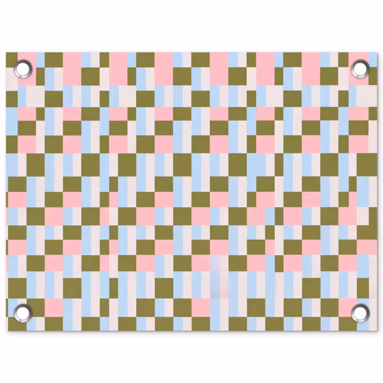 Gartenposter - Muster – Geometrisch – Abstrakt – Farbenfroh – Modern — 1