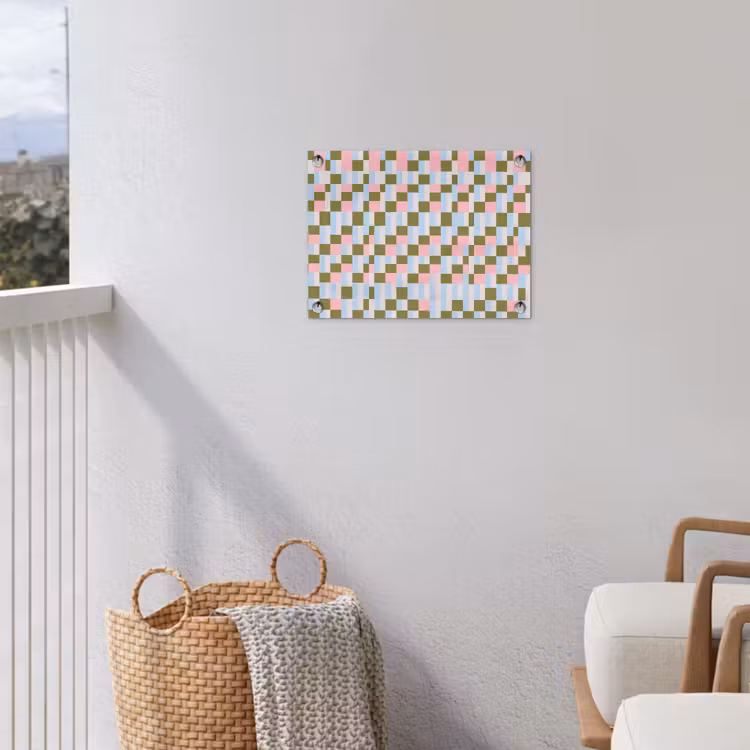 Gartenposter - Muster – Geometrisch – Abstrakt – Farbenfroh – Modern — 5