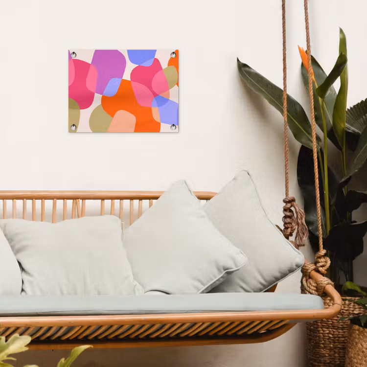 Gartenposter - Zusammenfassung – Formen – Modern – Farbenfroh — 4