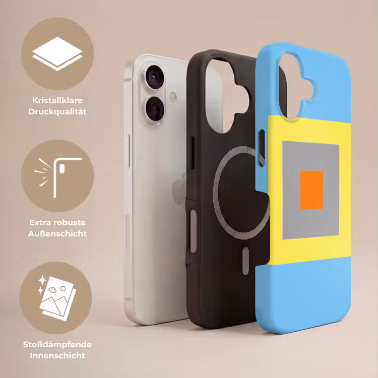 Handyhülle Toughcase - Abstrakt – Geometrisch – Farbenfroh – Modern – Formen — 3