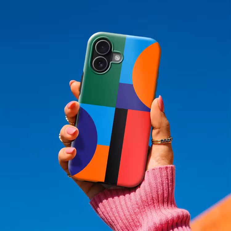 Handyhülle Toughcase - Geometrisch – Abstrakt – Formen – Farbenfroh – Modern — 2