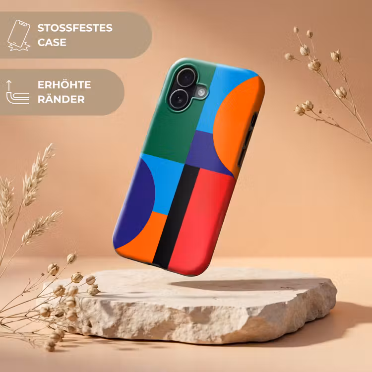 Handyhülle Toughcase - Geometrisch – Abstrakt – Formen – Farbenfroh – Modern — 5
