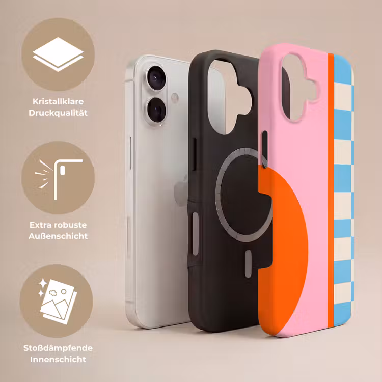 Handyhülle Toughcase - Zusammenfassung – Formen – Geometrisch – Modern – Farbenfroh — 3