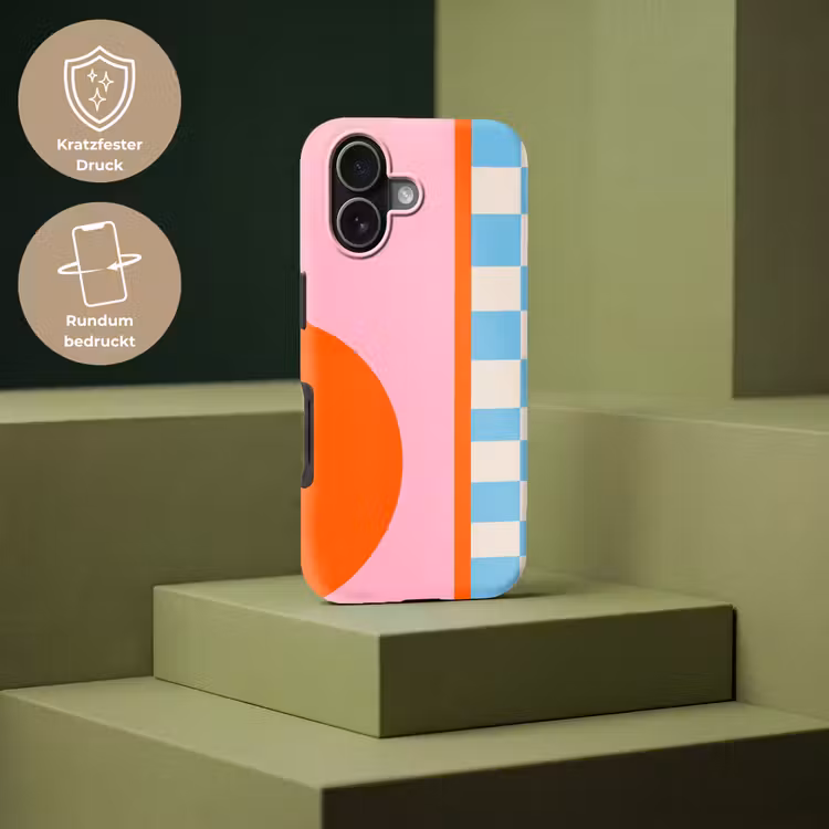 Handyhülle Toughcase - Zusammenfassung – Formen – Geometrisch – Modern – Farbenfroh — 7