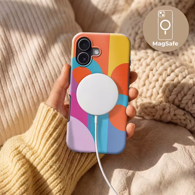 Handyhülle Toughcase - Zusammenfassung – Geometrie – Farbenfroh – Modern – Kunst — 8