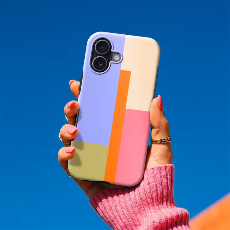 Handyhülle Toughcase - Zusammenfassung – Geometrie – Kunst – Modern – Farbenfroh — 2