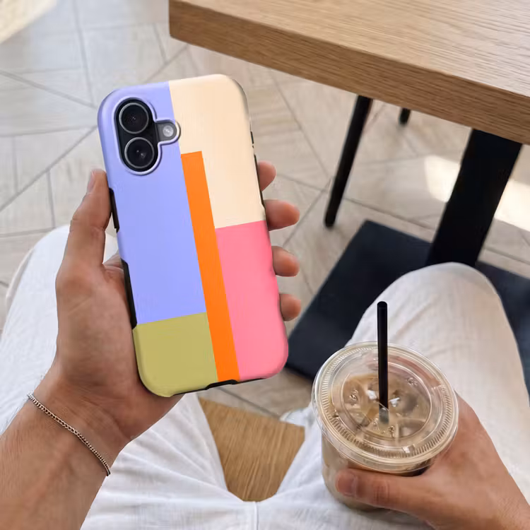 Handyhülle Toughcase - Zusammenfassung – Geometrie – Kunst – Modern – Farbenfroh — 4