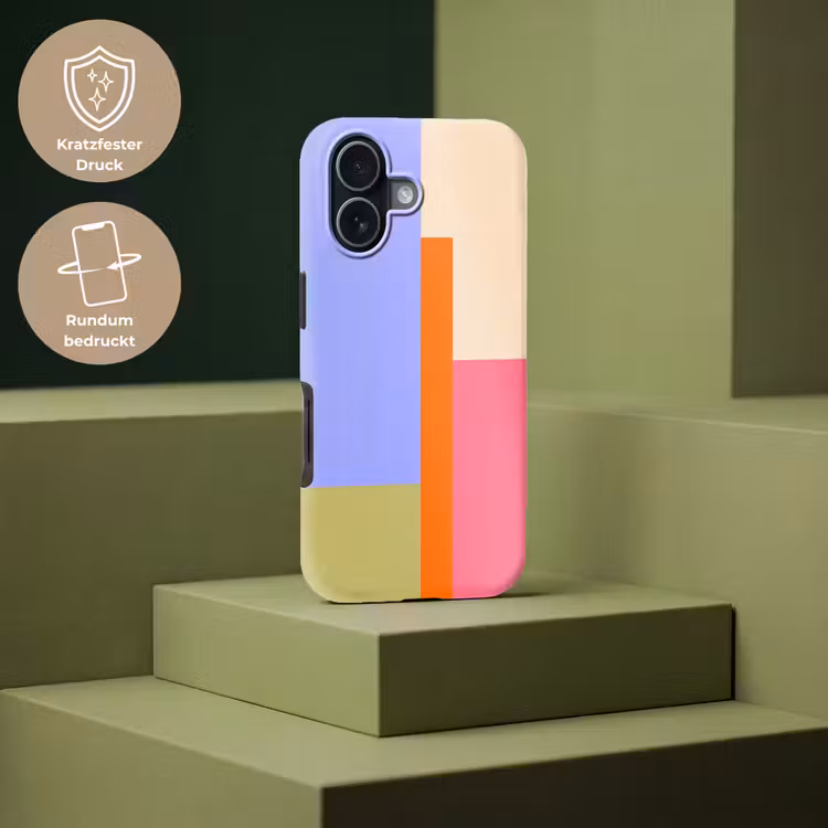 Handyhülle Toughcase - Zusammenfassung – Geometrie – Kunst – Modern – Farbenfroh — 7