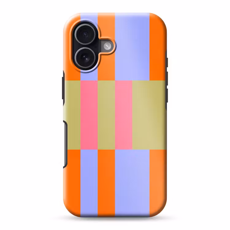 Handyhülle Toughcase - Zusammenfassung – Muster – Geometrisch – Farbenfroh – Modern — 1