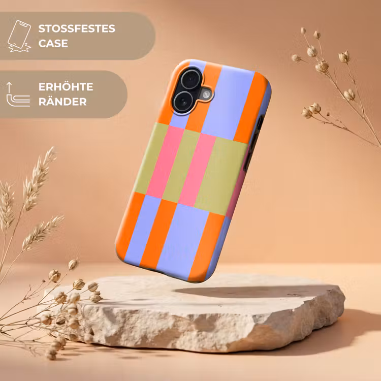 Handyhülle Toughcase - Zusammenfassung – Muster – Geometrisch – Farbenfroh – Modern — 5