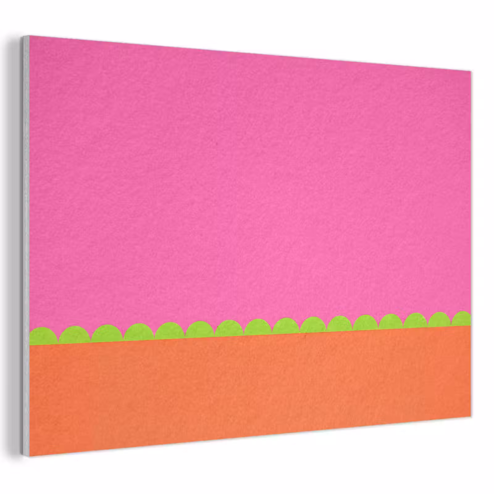 Akustikbild - Zusammenfassung – Geometrisch – Farbblöcke – Rosa – Orange — 1