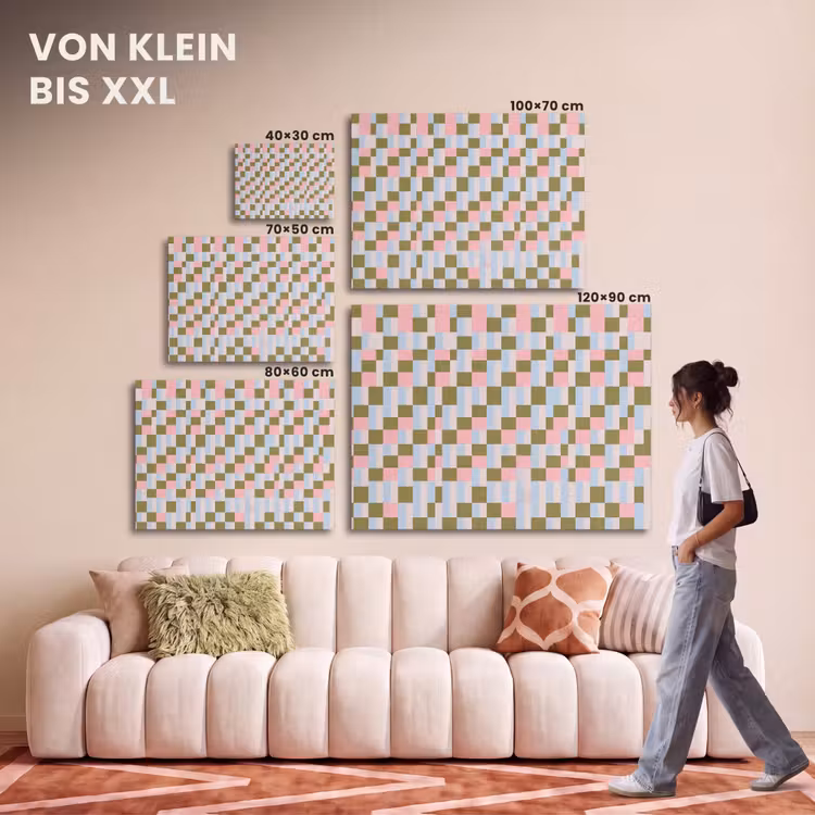 Akustikbild - Muster – Geometrisch – Abstrakt – Farbenfroh – Modern — 7