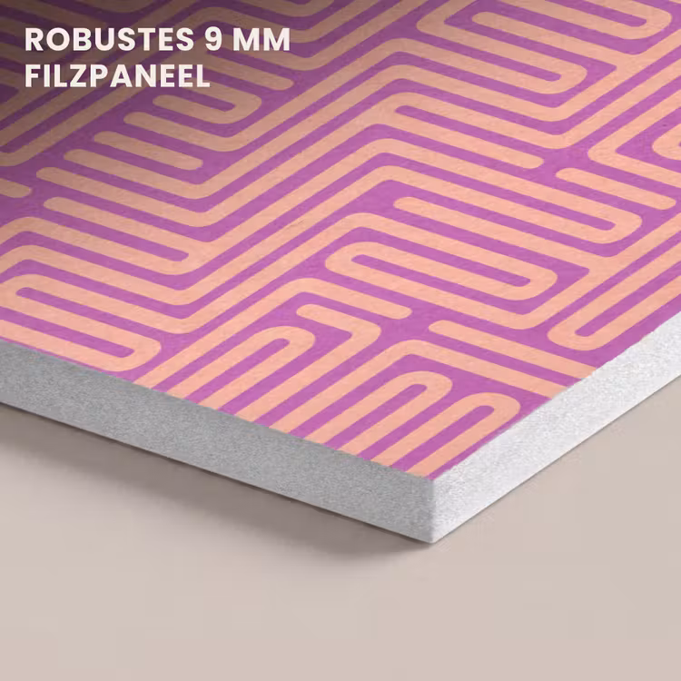 Akustikbild - Muster – Linien – Abstrakt – Modern – Lila — 5