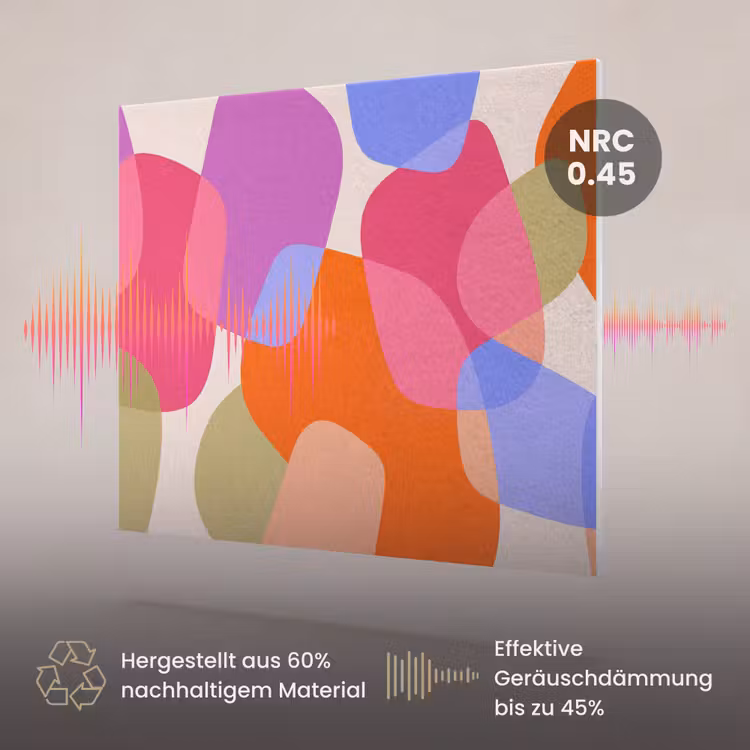 Akustikbild - Zusammenfassung – Formen – Modern – Farbenfroh — 3