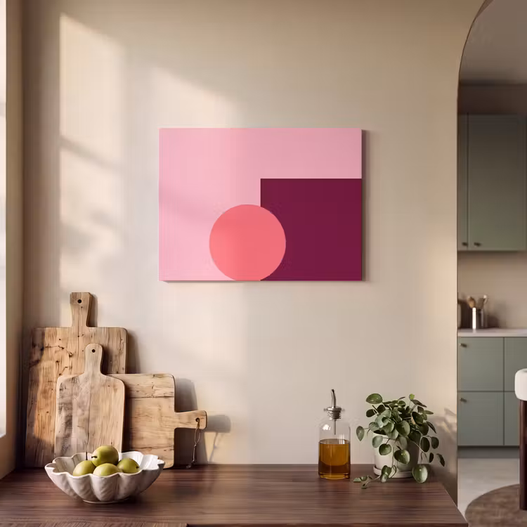 Akustikbild - Zusammenfassung – Formen – Rosa – Modern – Design — 4