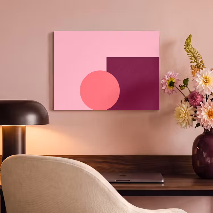 Akustikbild - Zusammenfassung – Formen – Rosa – Modern – Design — 6