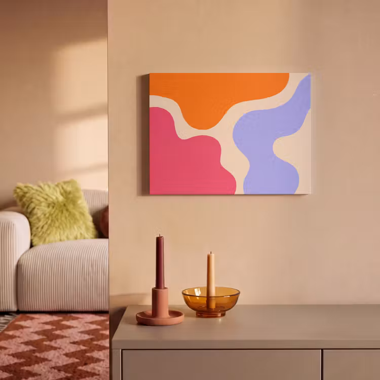 Akustikbild - Zusammenfassung – Organische Formen – Design – Modern – Farbenfroh — 2