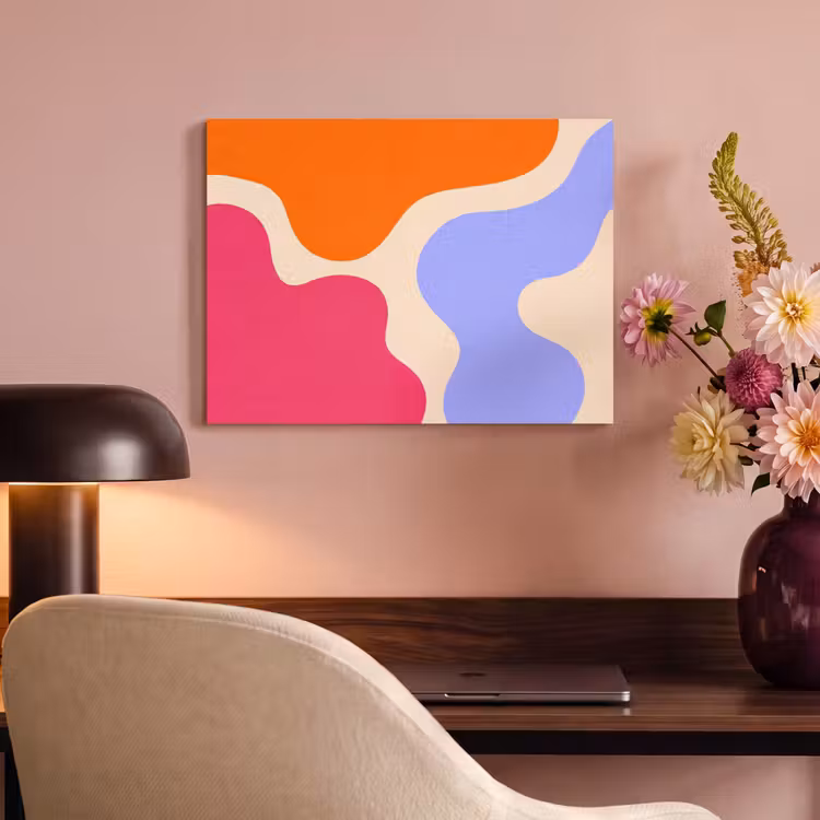 Akustikbild - Zusammenfassung – Organische Formen – Design – Modern – Farbenfroh — 6