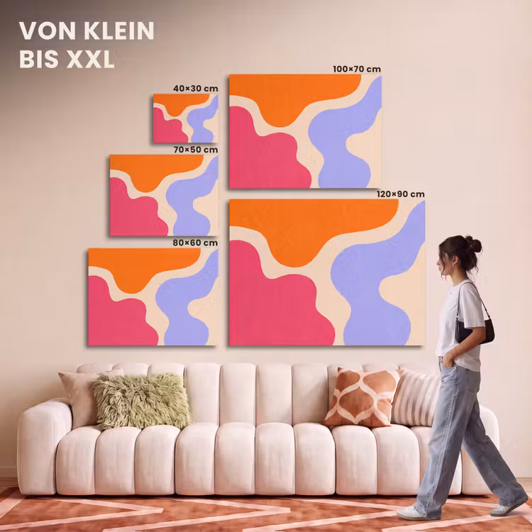 Akustikbild - Zusammenfassung – Organische Formen – Design – Modern – Farbenfroh — 7