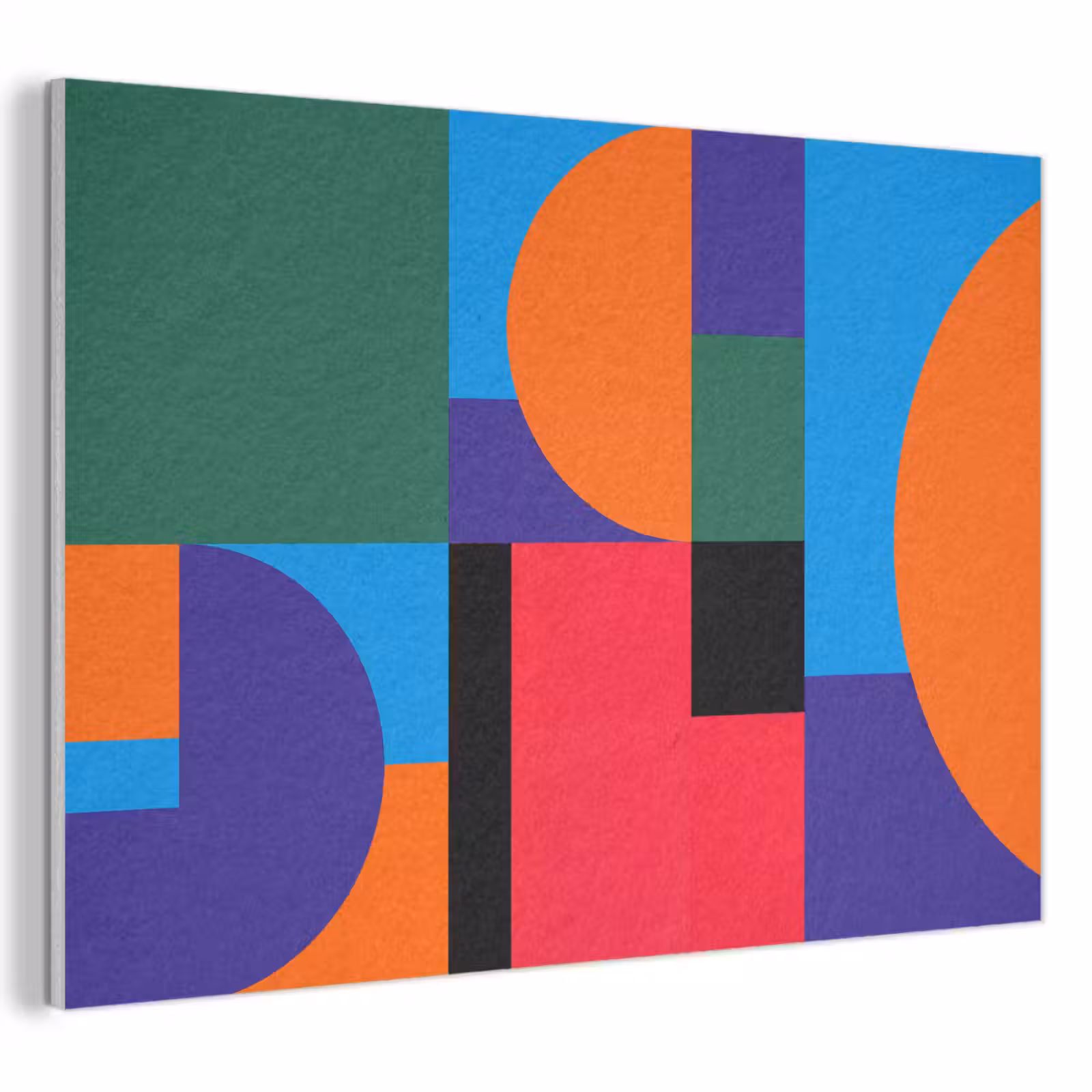 Akustikbild - Geometrisch – Abstrakt – Formen – Farbenfroh – Modern — 1