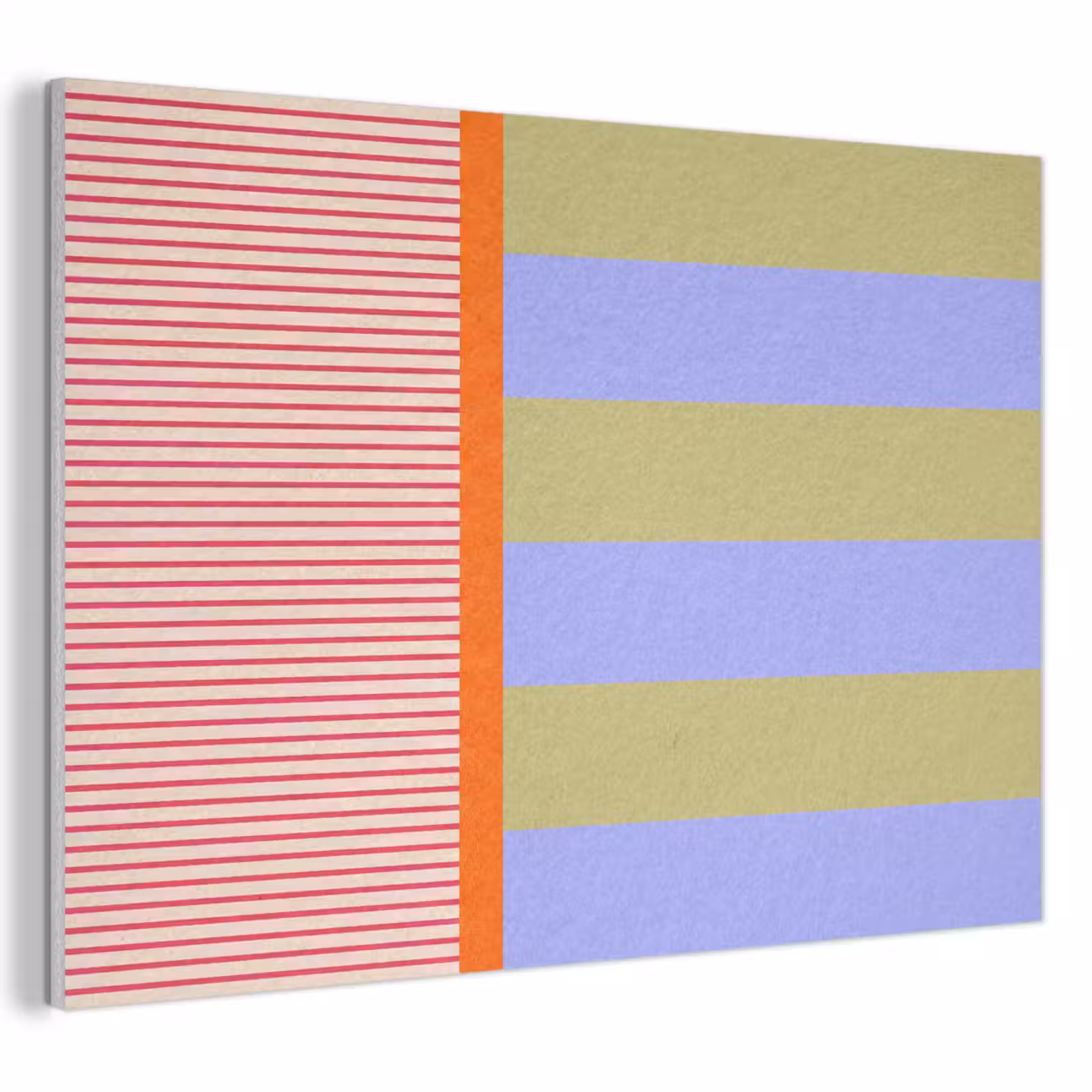Akustikbild - Zusammenfassung – Geometrie – Streifen – Blöcke – Rot — 1