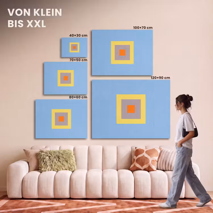Akustikbild - Abstrakt – Geometrisch – Farbenfroh – Modern – Formen — 7