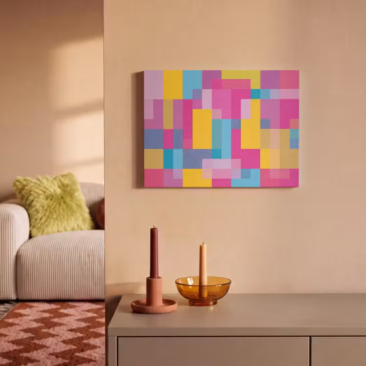 Akustikbild - Abstrakt – Geometrisch – Kunst – Farbenfroh – Modern — 2