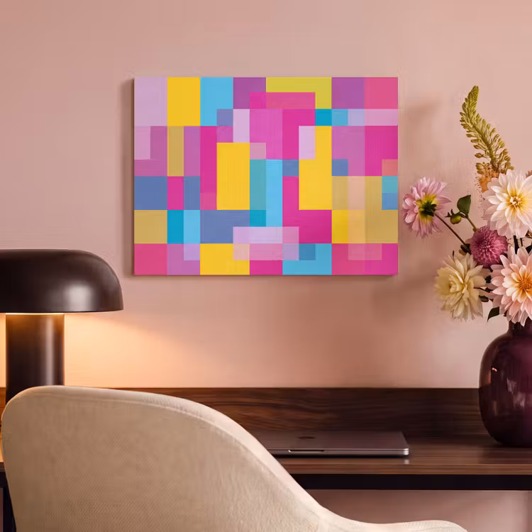 Akustikbild - Abstrakt – Geometrisch – Kunst – Farbenfroh – Modern — 6