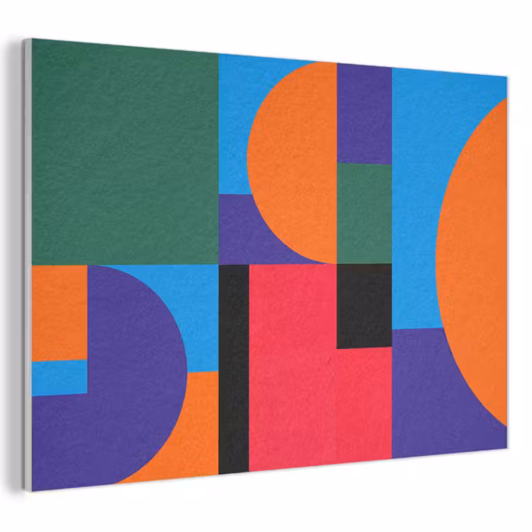 Akustikbild - Geometrisch – Abstrakt – Formen – Farbenfroh – Modern — 1