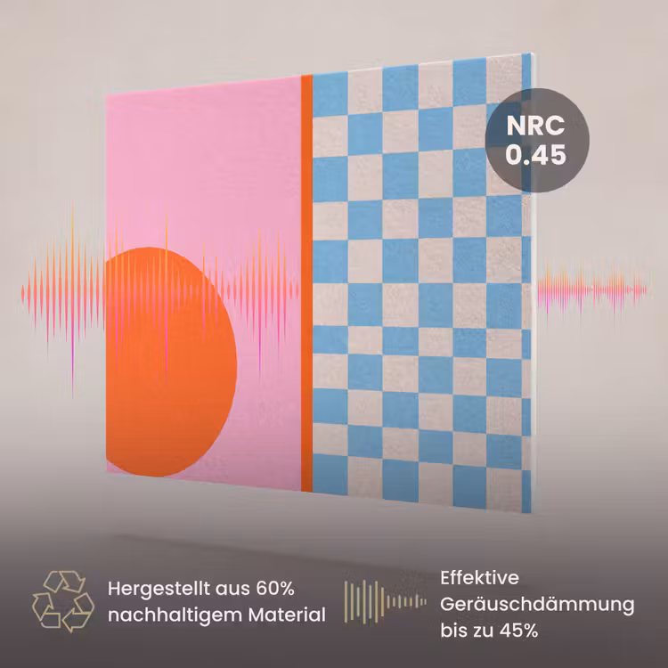 Akustikbild - Zusammenfassung – Formen – Geometrisch – Modern – Farbenfroh — 3