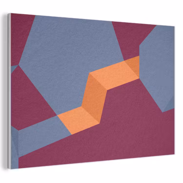 Akustikbild - Zusammenfassung – Formen – Modern – Blau – Orange — 1