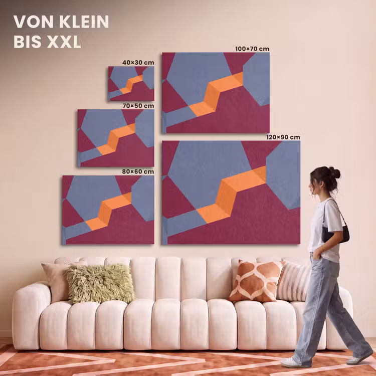 Akustikbild - Zusammenfassung – Formen – Modern – Blau – Orange — 7