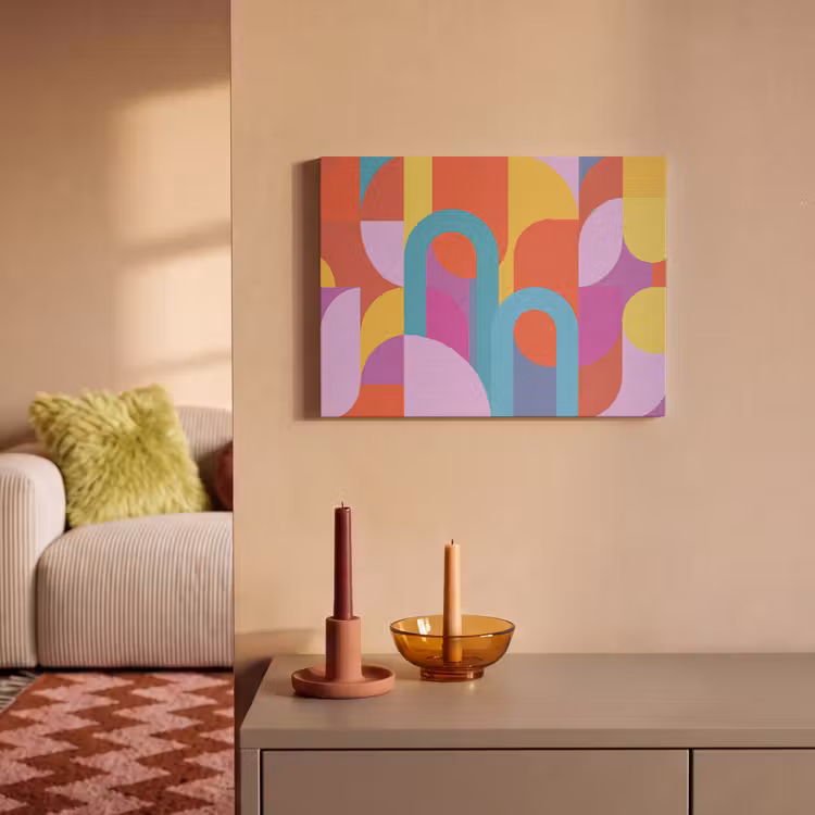 Akustikbild - Zusammenfassung – Geometrie – Farbenfroh – Modern – Kunst — 2