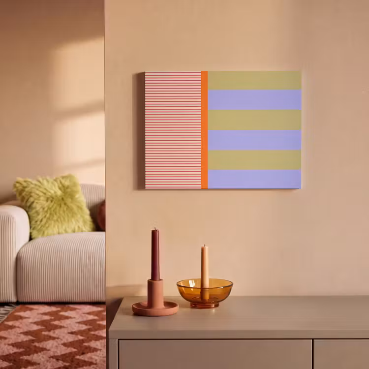 Akustikbild - Zusammenfassung – Geometrie – Streifen – Blöcke – Rot — 2