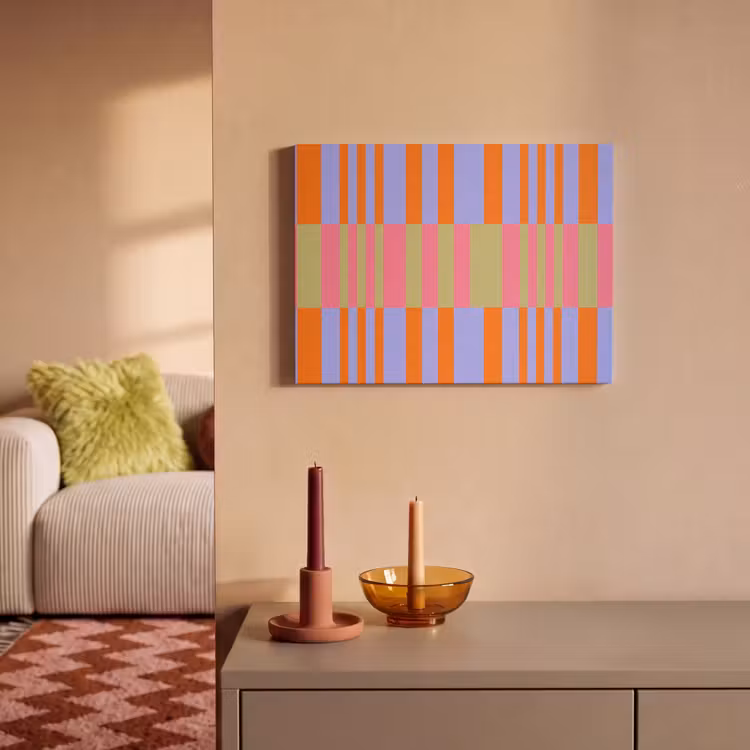 Akustikbild - Zusammenfassung – Muster – Geometrisch – Farbenfroh – Modern — 2