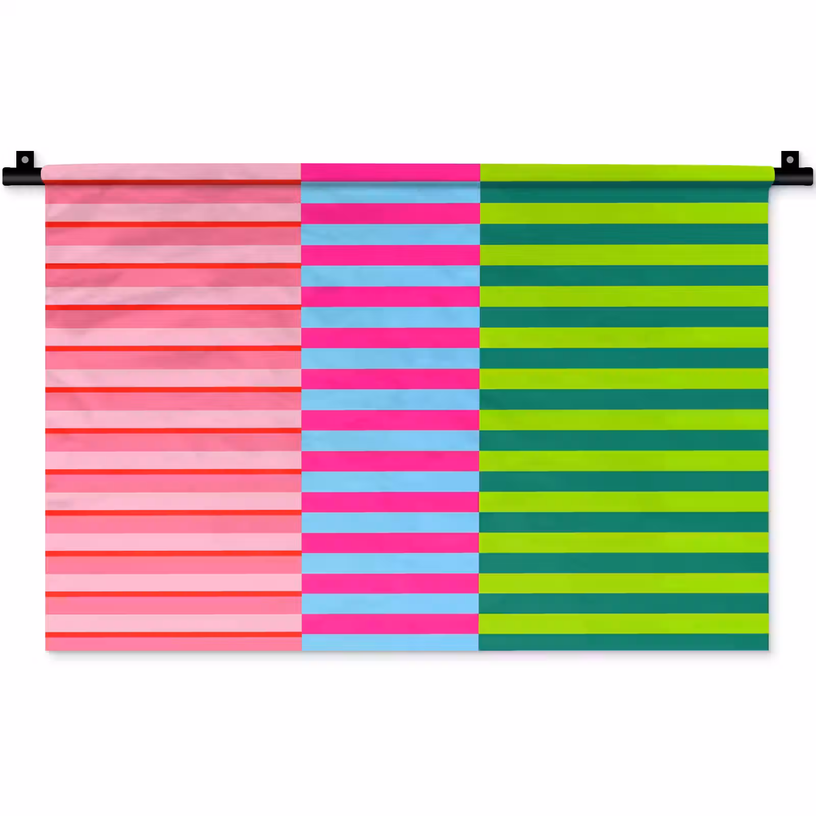 Wandteppich - Muster – Streifen – Modern – Abstrakt – Bunt — 1