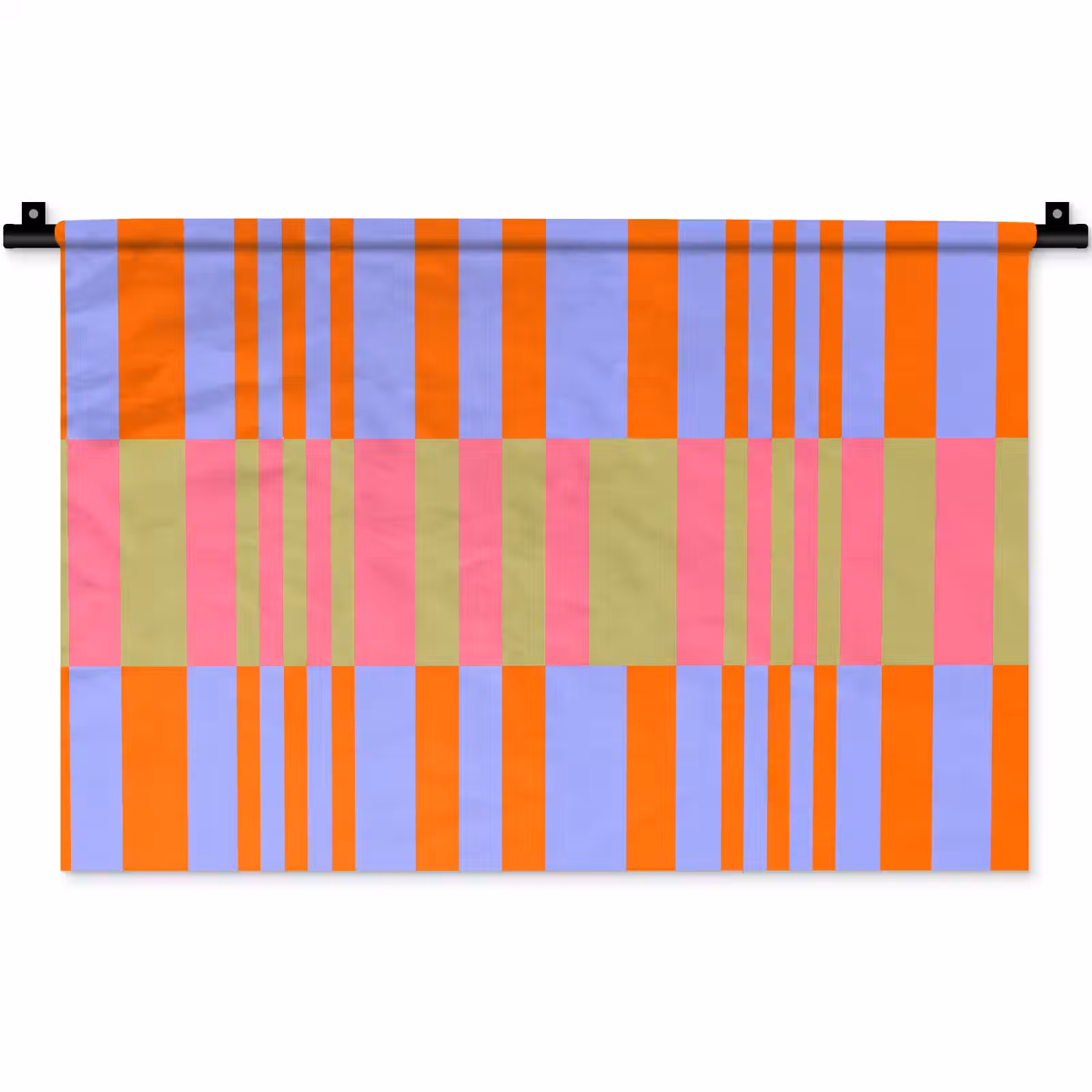 Wandteppich - Zusammenfassung – Muster – Geometrisch – Farbenfroh – Modern — 1
