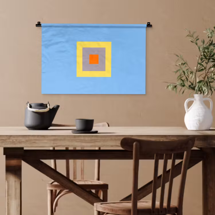 Wandteppich - Abstrakt – Geometrisch – Farbenfroh – Modern – Formen — 3