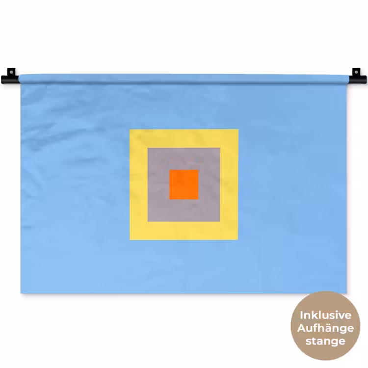 Wandteppich - Abstrakt – Geometrisch – Farbenfroh – Modern – Formen — 9