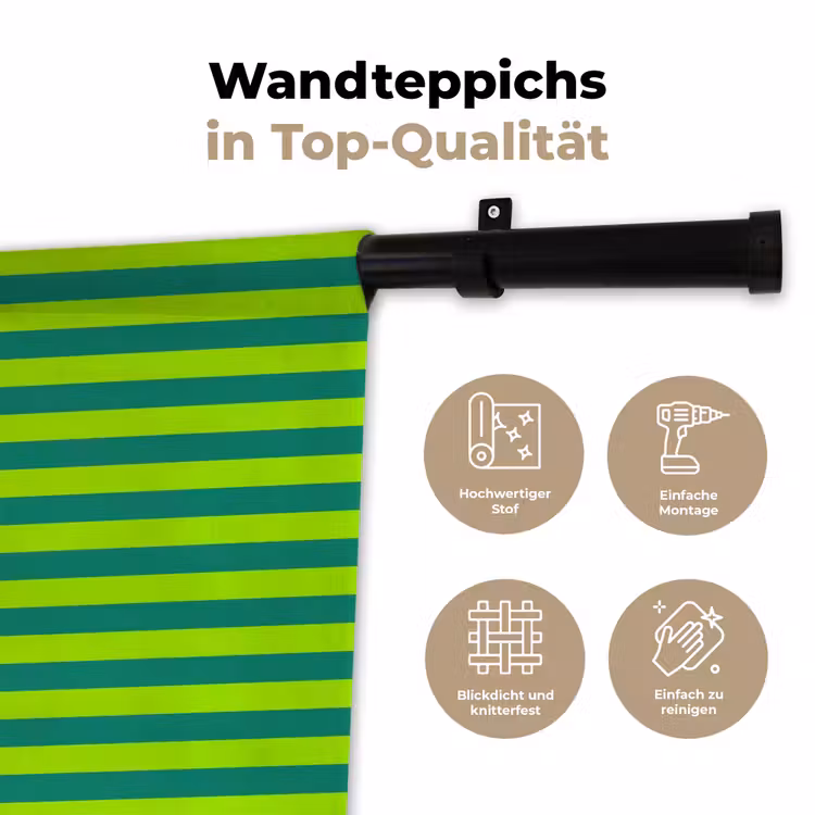 Wandteppich - Muster – Streifen – Modern – Abstrakt – Bunt — 7