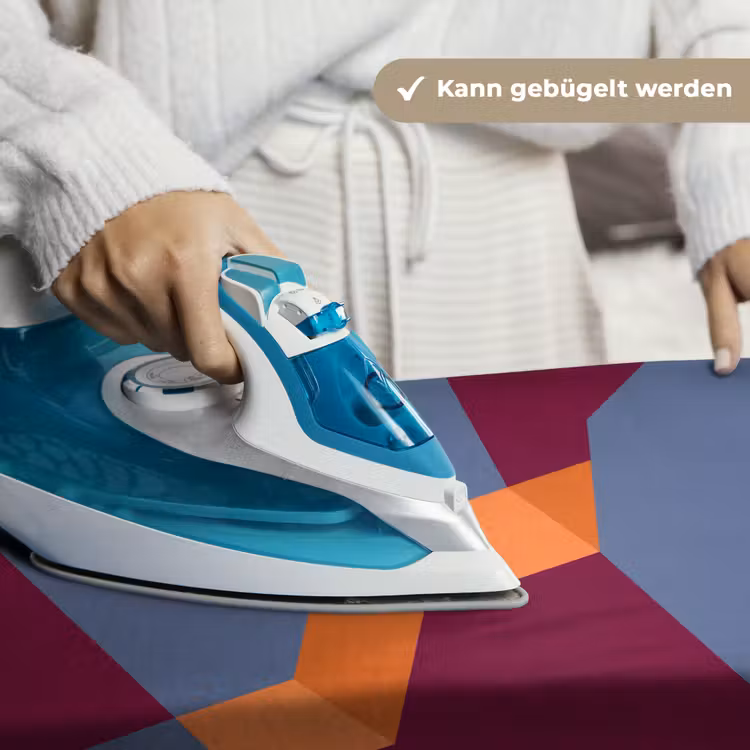 Wandteppich - Zusammenfassung – Formen – Modern – Blau – Orange — 10