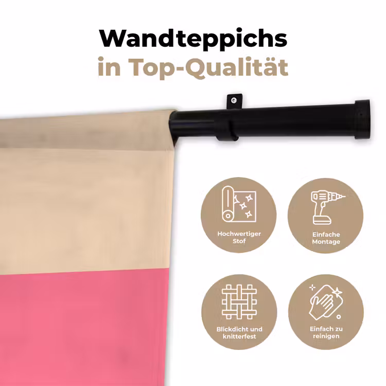 Wandteppich - Zusammenfassung – Geometrie – Kunst – Modern – Farbenfroh — 7