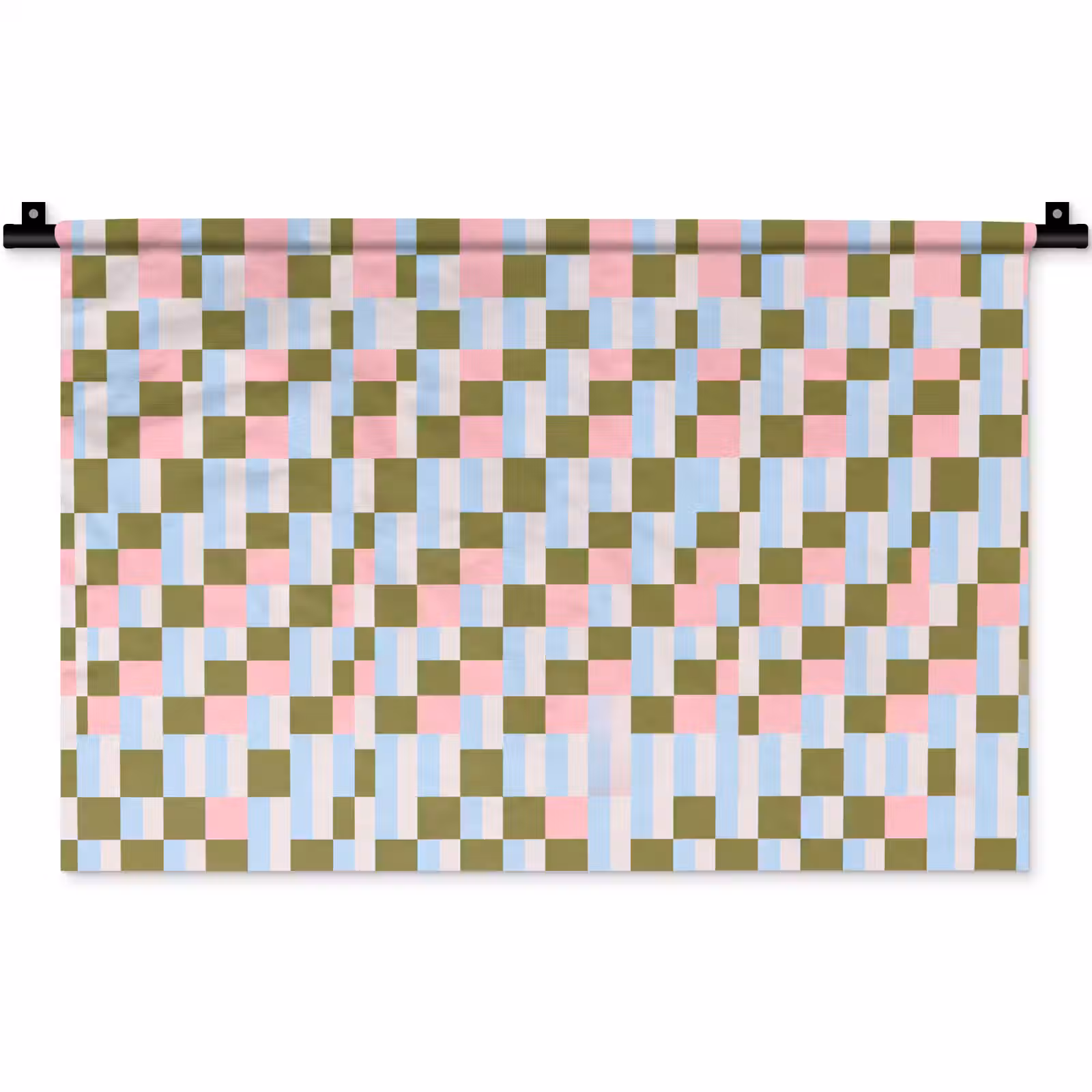 Wandteppich - Muster – Geometrisch – Abstrakt – Farbenfroh – Modern — 1