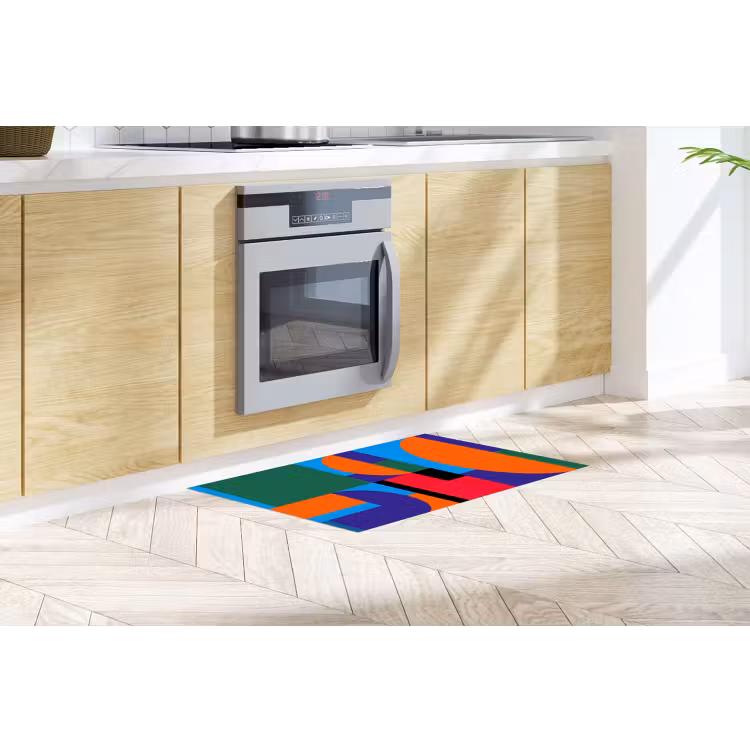 Küchenläufer - Geometrisch – Abstrakt – Formen – Farbenfroh – Modern — 2