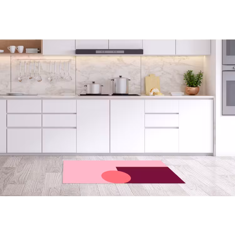 Küchenläufer - Zusammenfassung – Formen – Rosa – Modern – Design — 3