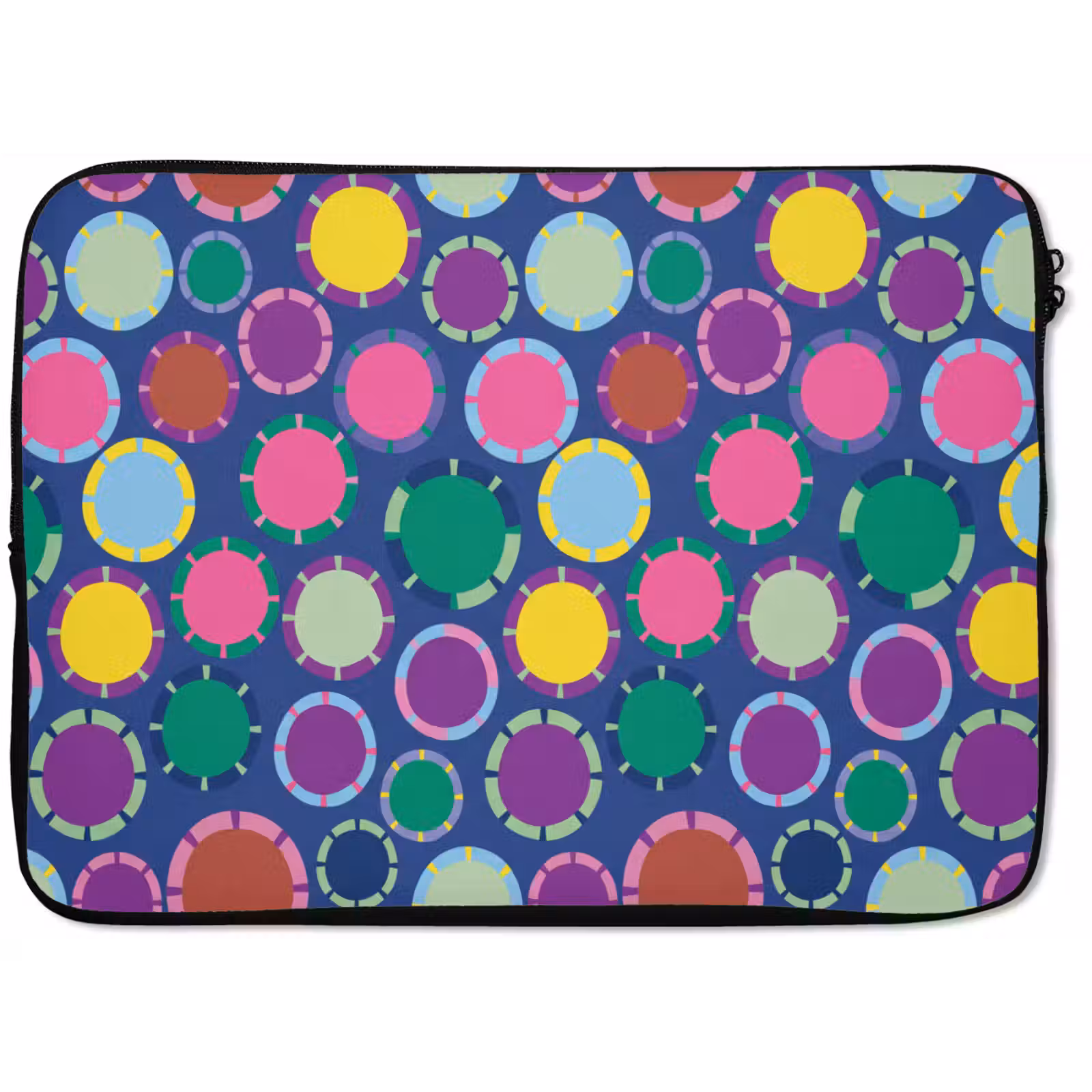 Laptop hülle - Muster – Kreise – Abstrakt – Bunt — 1