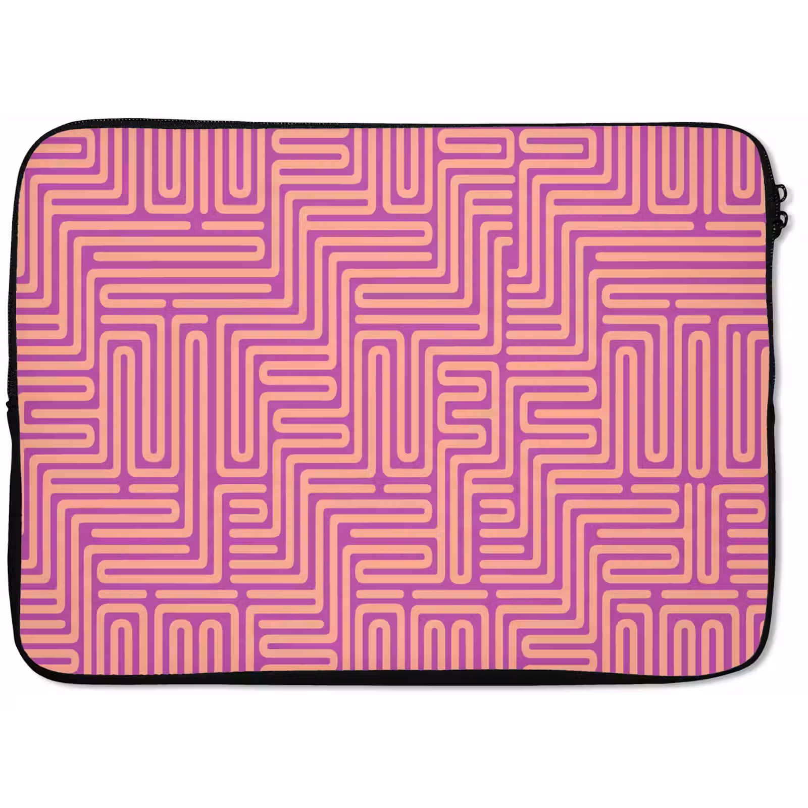 Laptop hülle - Muster – Linien – Abstrakt – Modern – Lila — 1