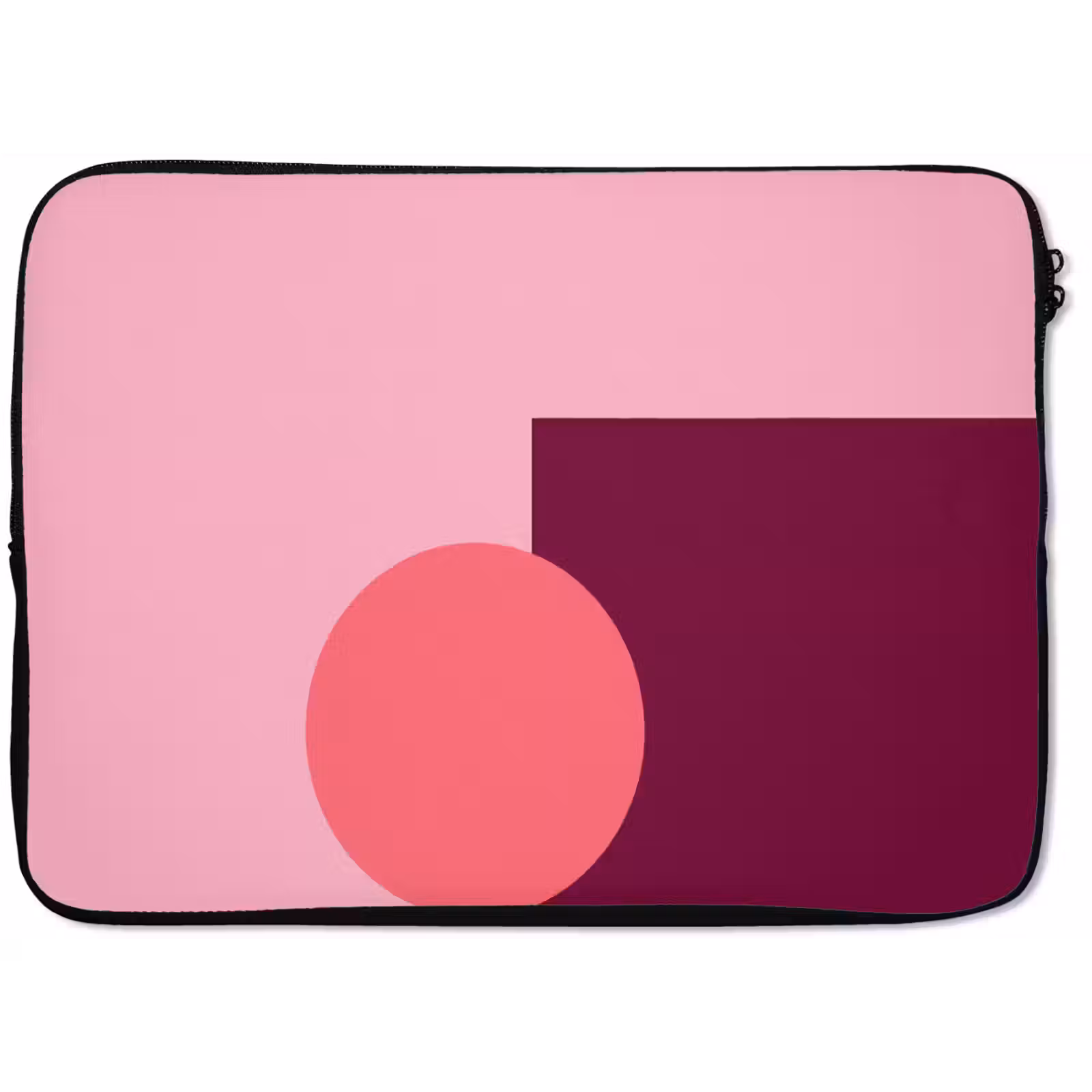 Laptop hülle - Zusammenfassung – Formen – Rosa – Modern – Design — 1