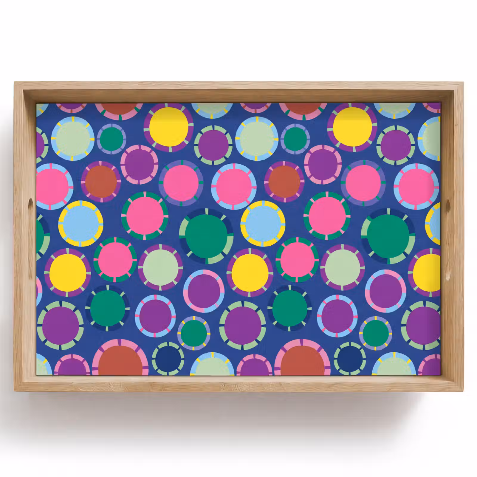 Tablett - Muster – Kreise – Abstrakt – Bunt — 1